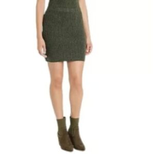 Women's Mini Sweater Skirt Universal Thread Green